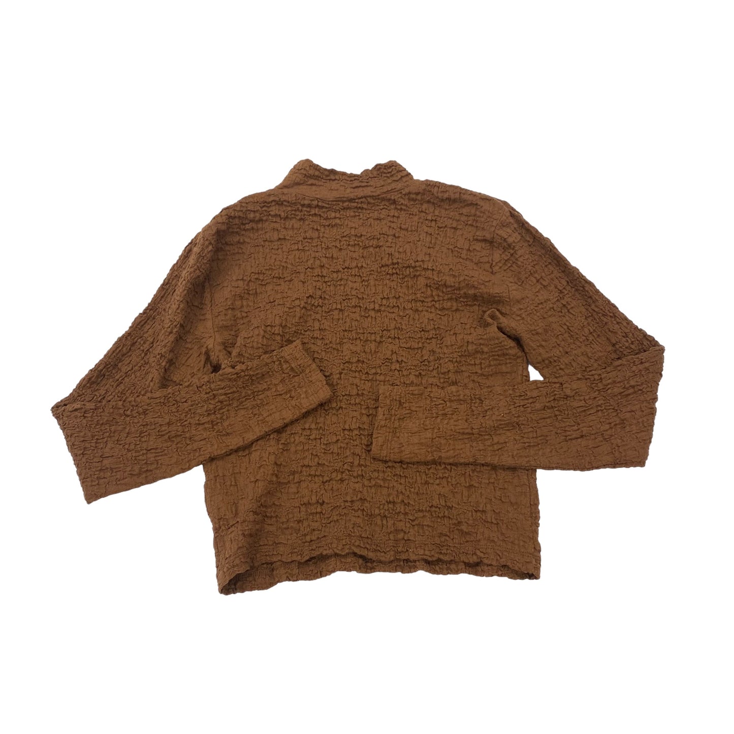 BROWN TOP LS by A NEW DAY Size:S