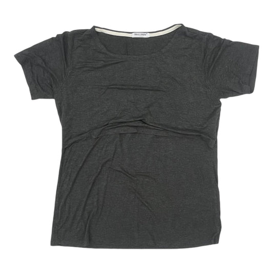 Nursing Top Ss By Clothes Mentor In Grey, Size:L