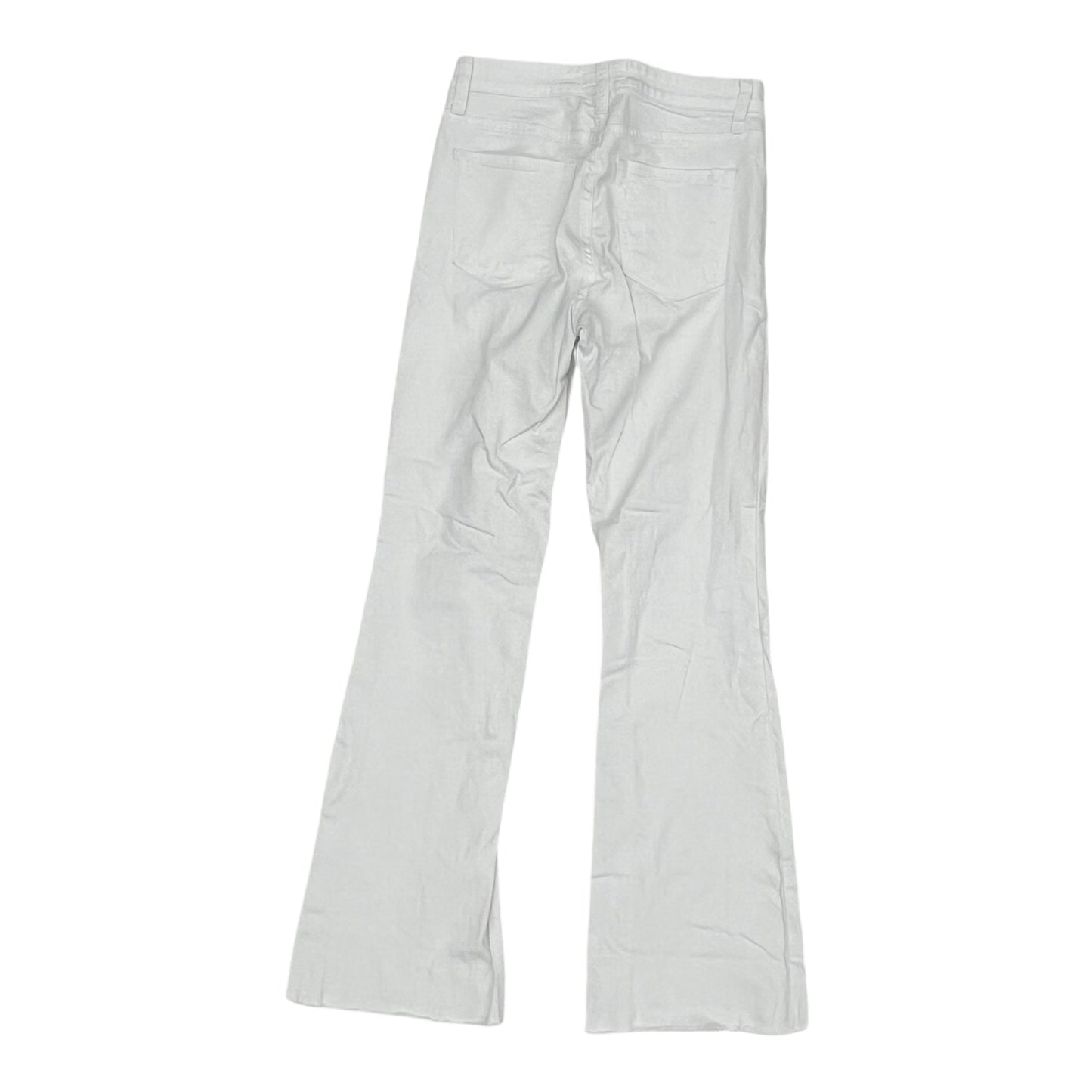 Jeans Flared By Kut In White Denim, Size:0