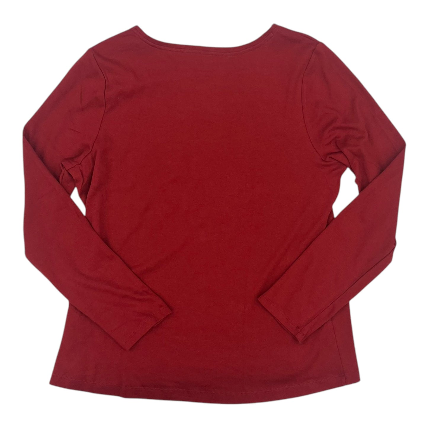 Top Ls By Croft And Barrow In Red, Size:L