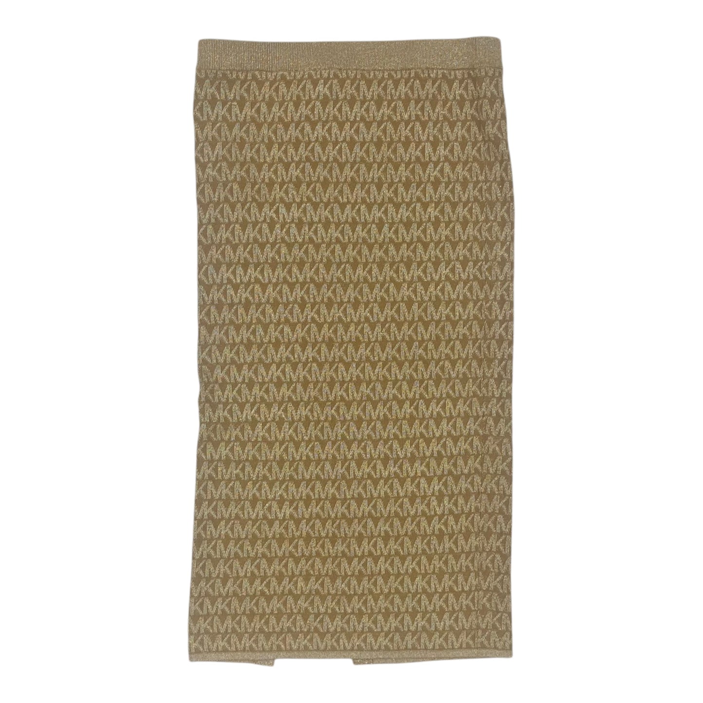 Skirt Designer By Michael Kors In Gold, Size:L