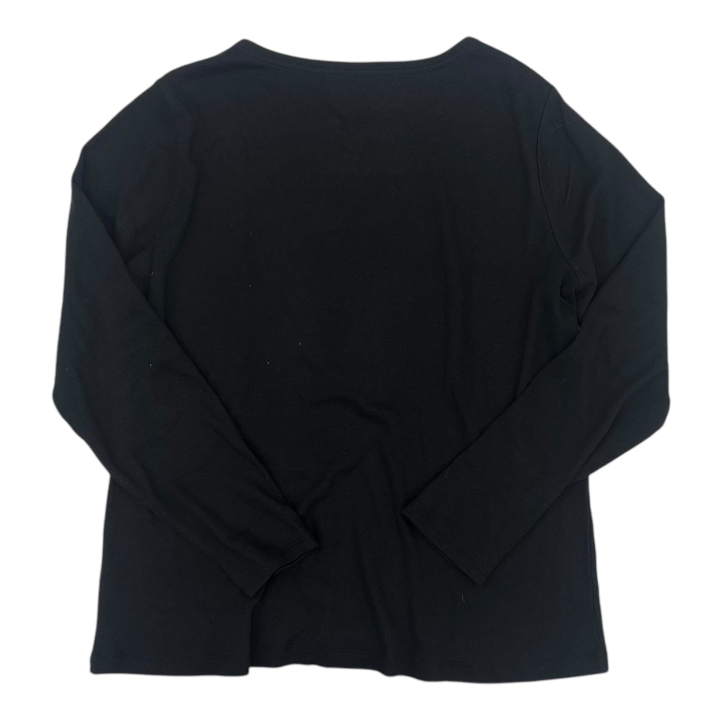 Top Ls By Croft And Barrow In Black, Size:L