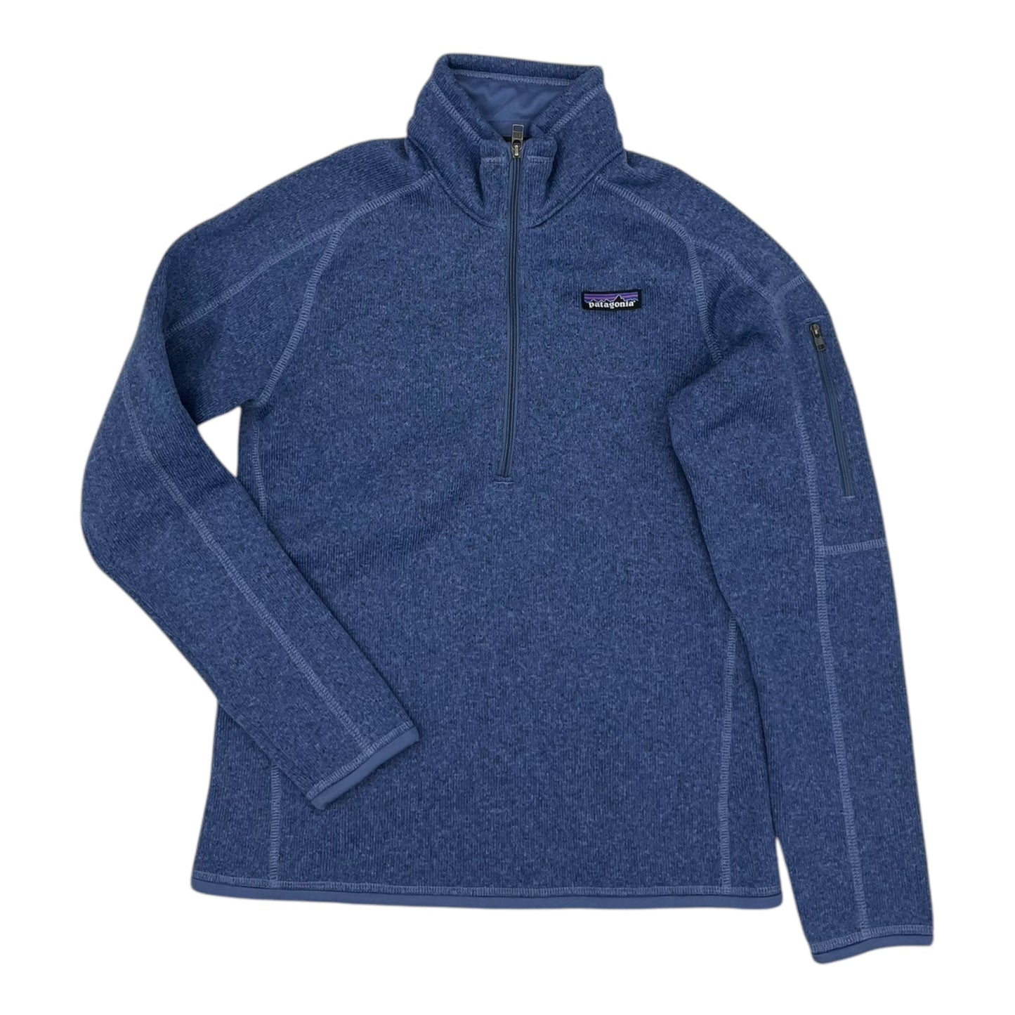 Athletic Sweatshirt Collar By Patagonia In Blue, Size:S