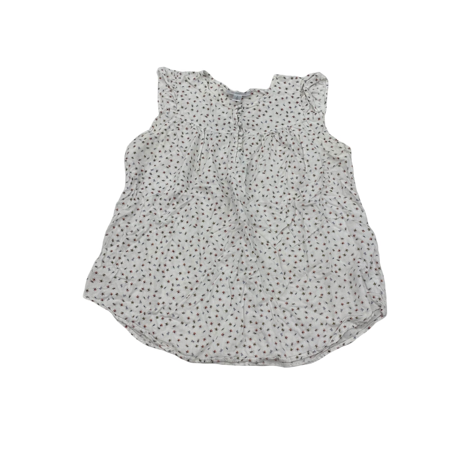 Mat Top Sleeveless By Motherhood In White, Size:L