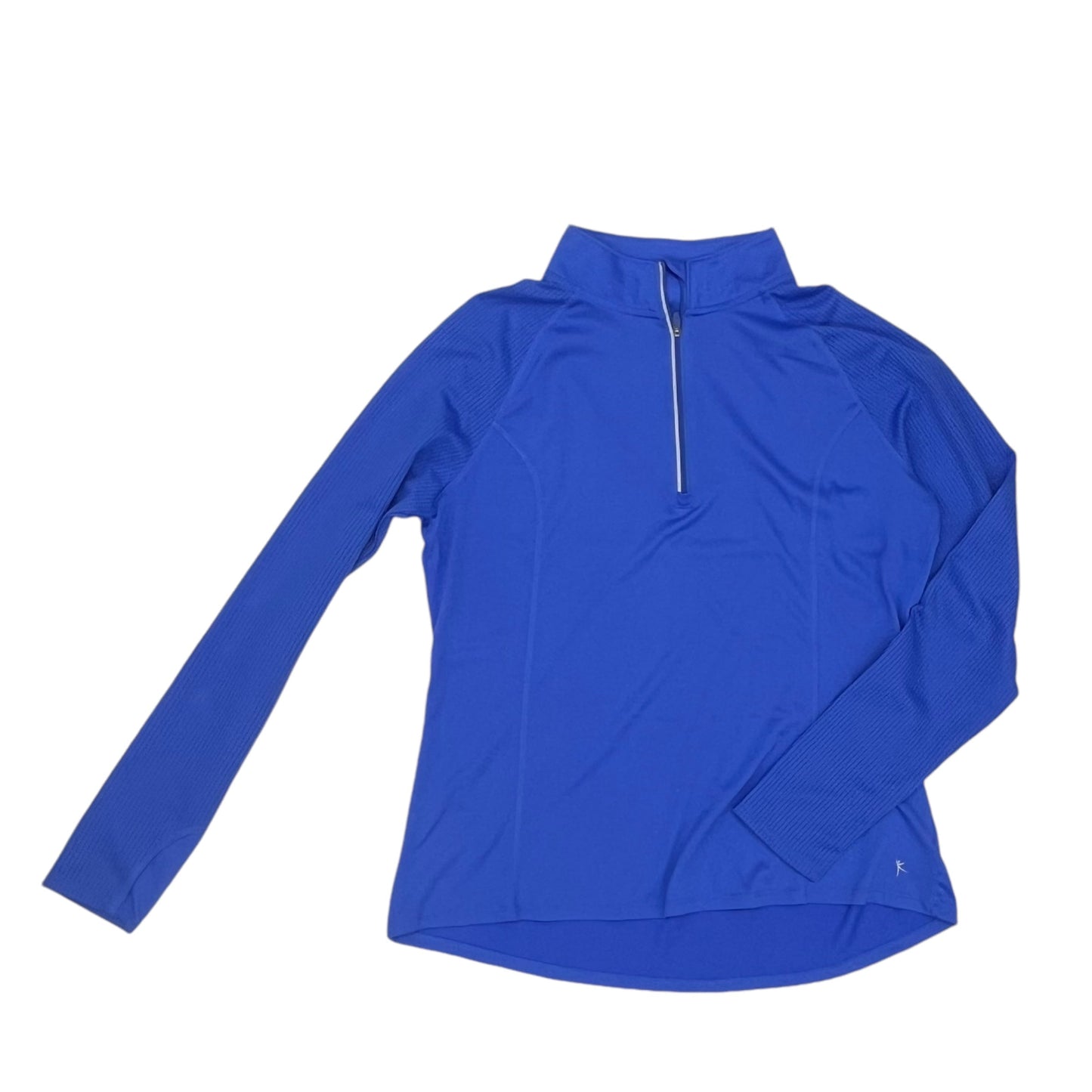 Athletic Top Ls Collar By Danskin Now In Blue, Size:L