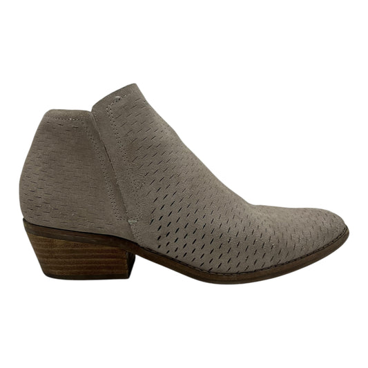 Boots Ankle Heels By Lucky Brand In Grey, Size:8.5