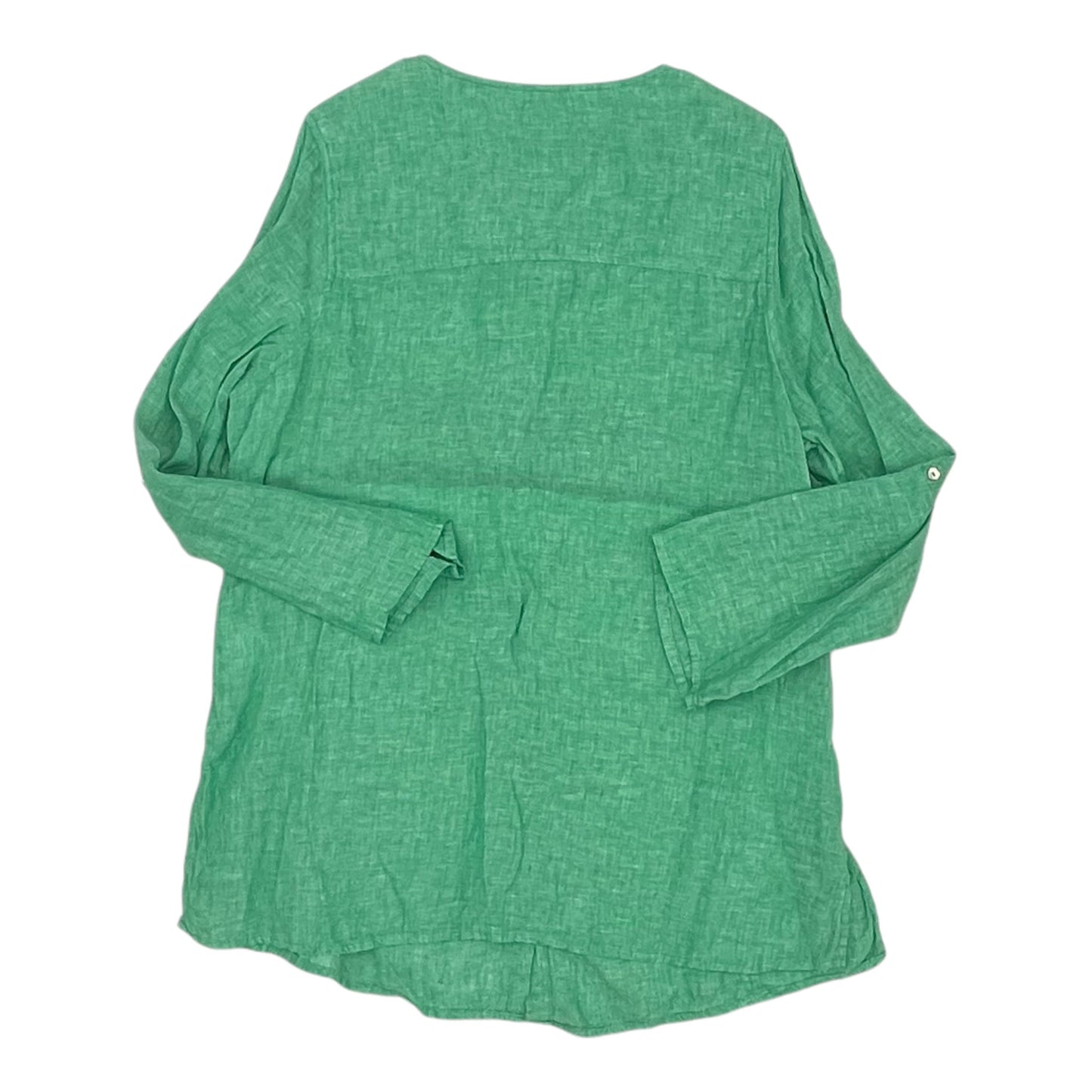 Top Ls By T Tahari In Green, Size:1X