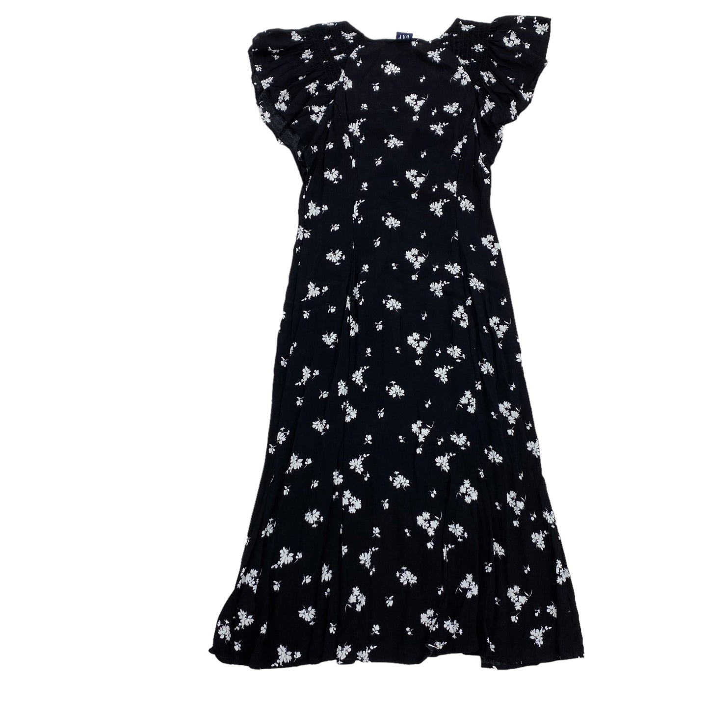 BLACK GAP DRESS PARTY MIDI, Size M