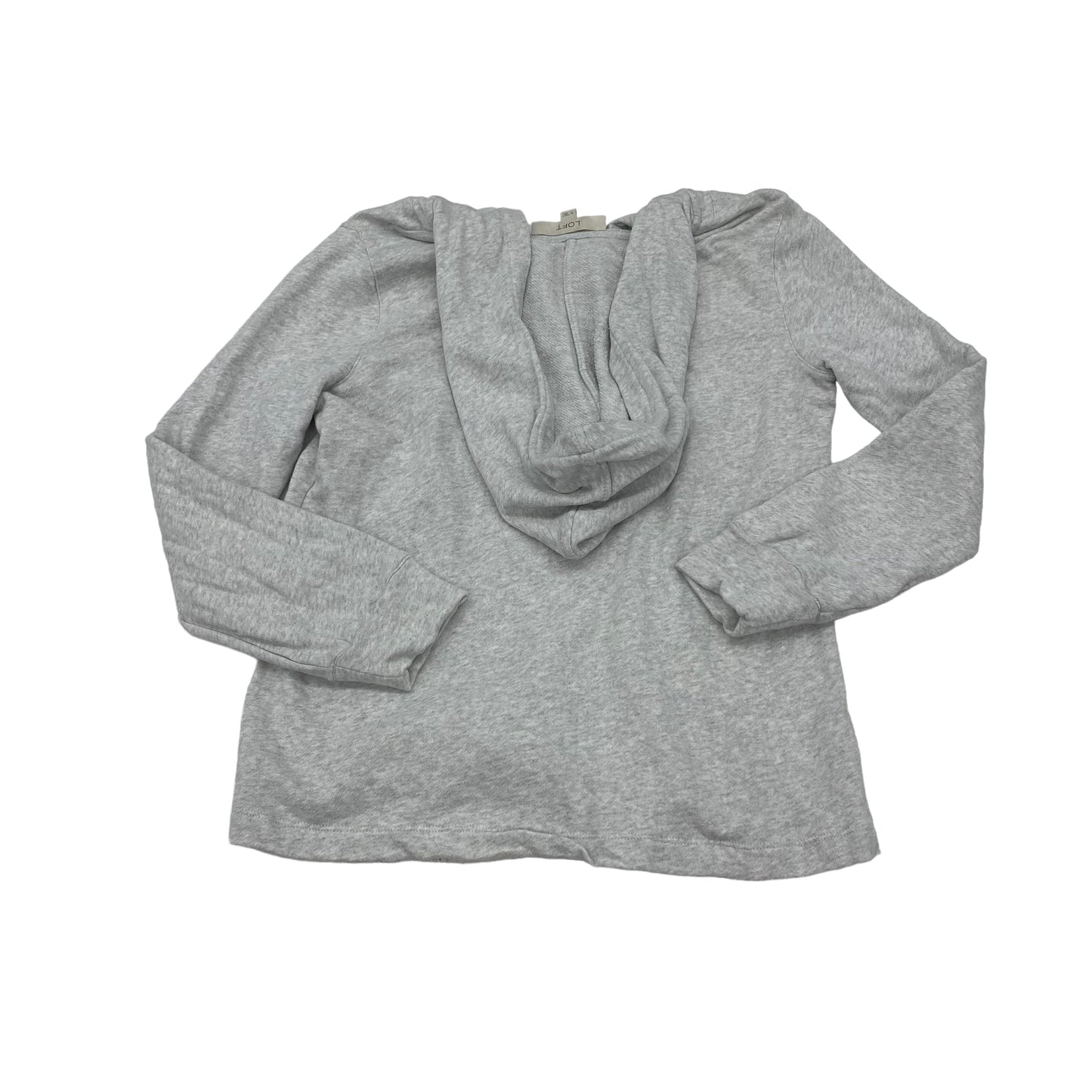 GREY SWEATSHIRT HOODIE by LOFT Size:M