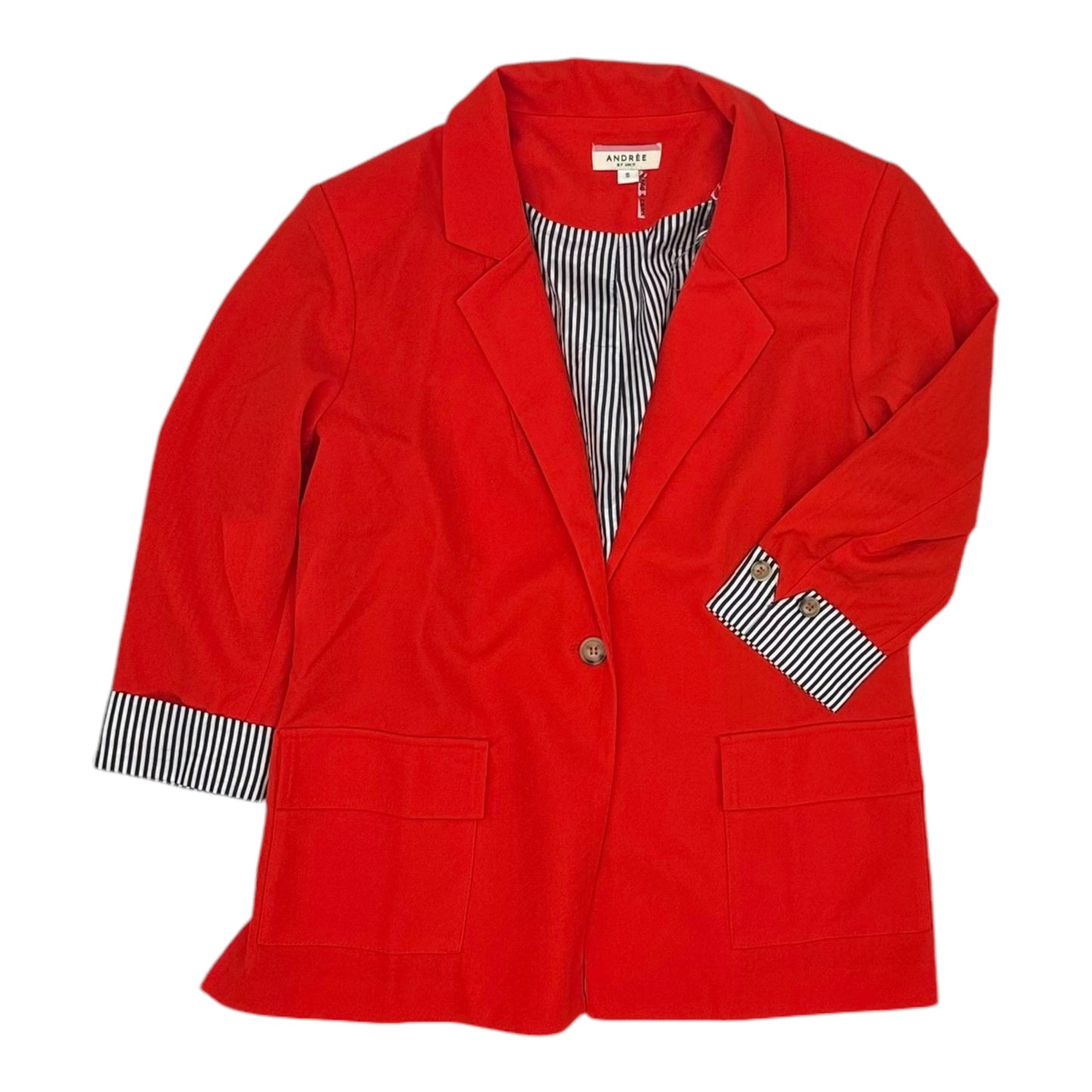 Blazer By Andree By Unit In Red, Size:S