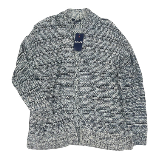 Sweater Cardigan By Chaps In Blue, Size:Xl