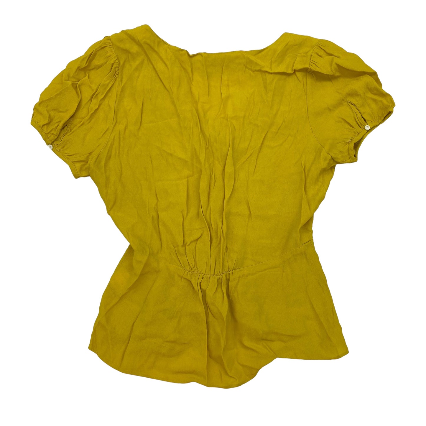 YELLOW TOP SS by J. CREW Size:XS