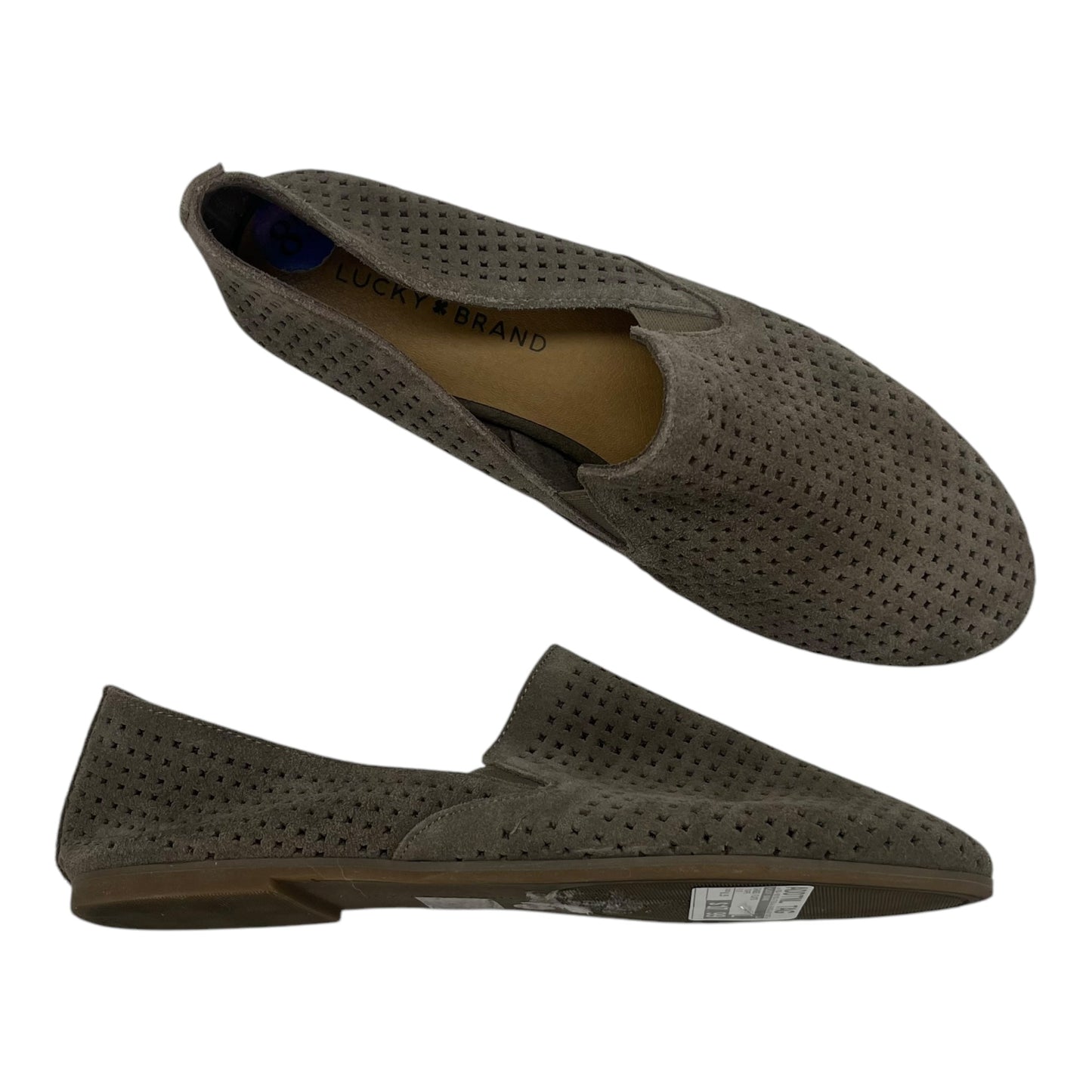 Shoes Flats By Lucky Brand In Taupe, Size:8.5