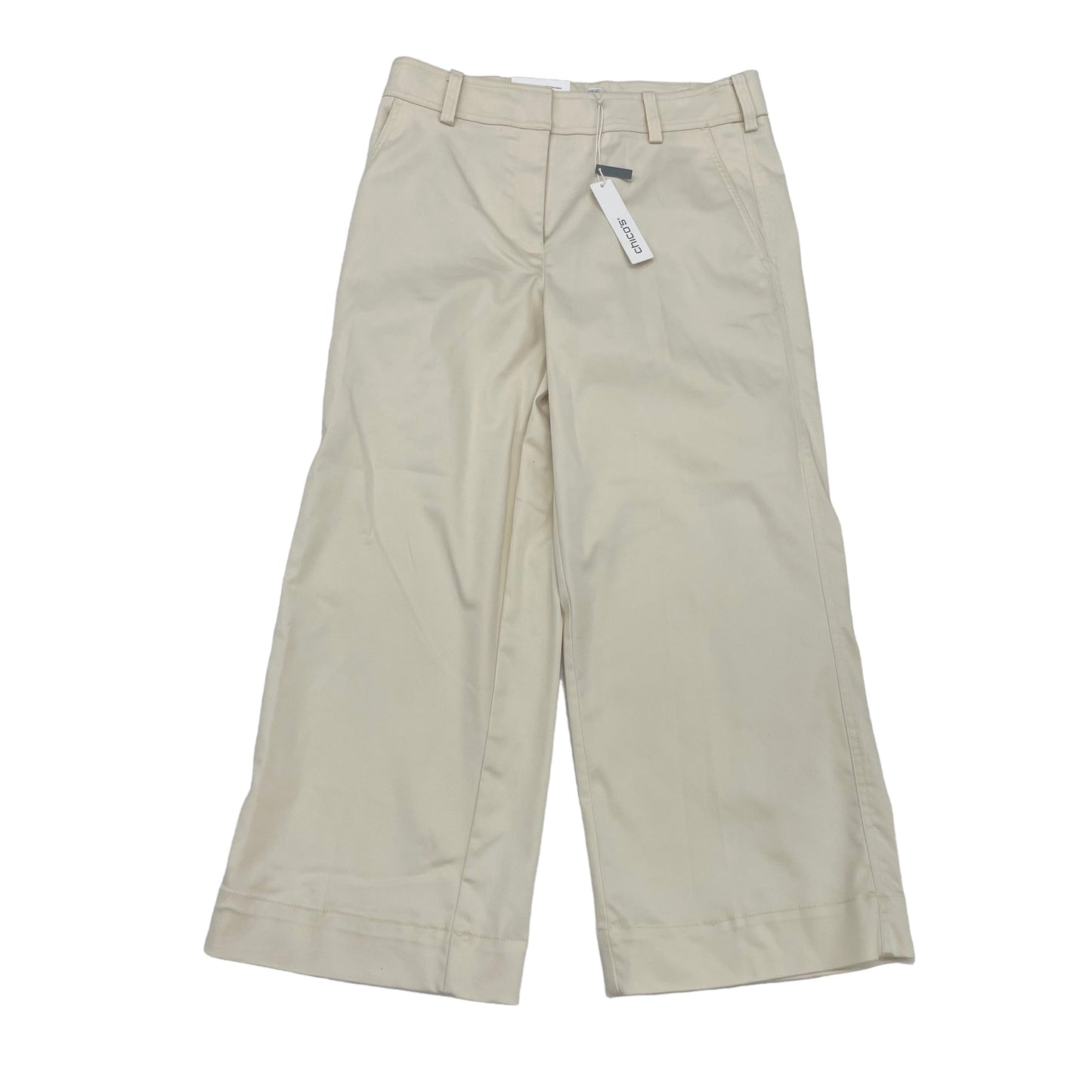 CREAM PANTS CHINOS & KHAKIS by CHICOS Size:6