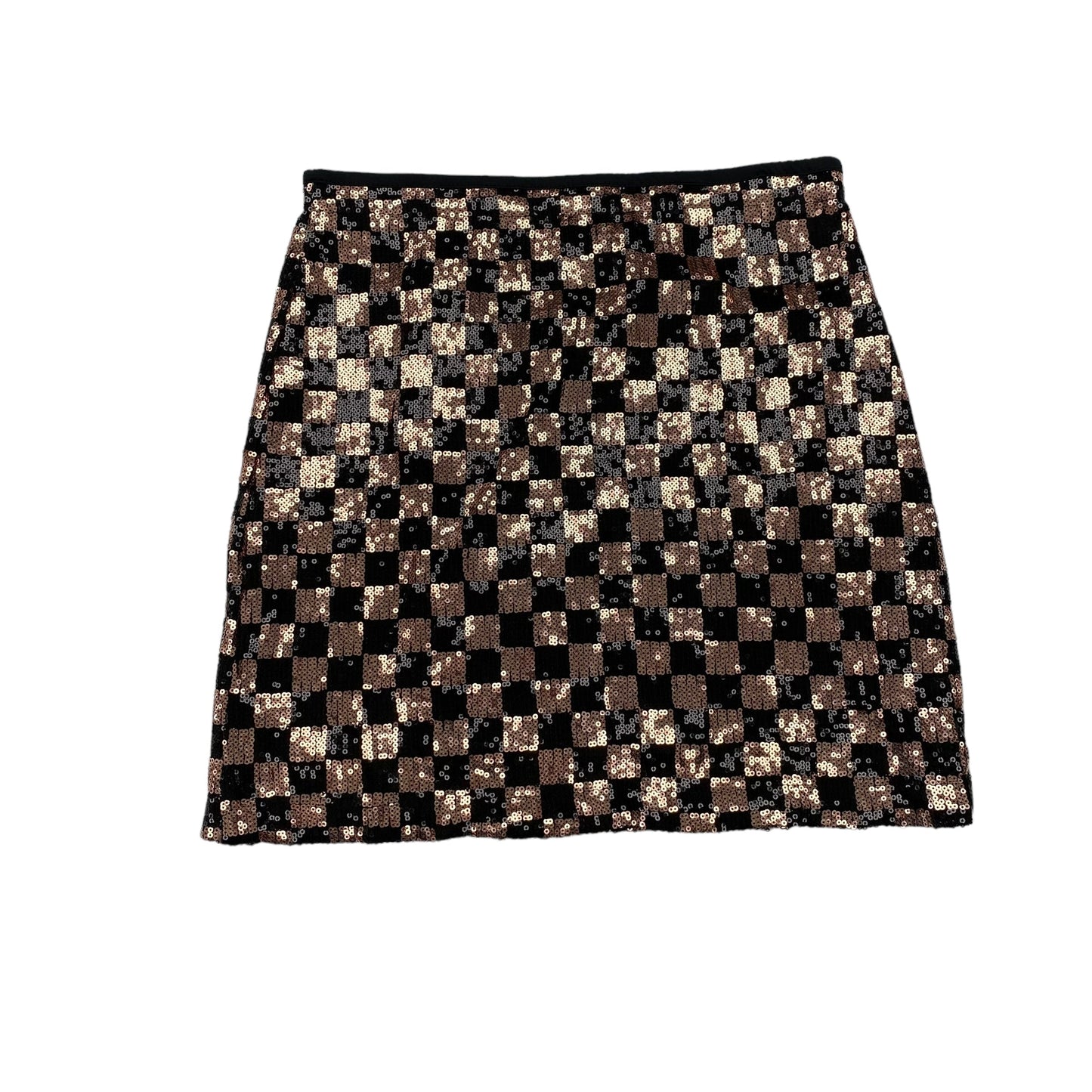 GOLD SKIRT MINI & SHORT by BLU PEPPER Size:M