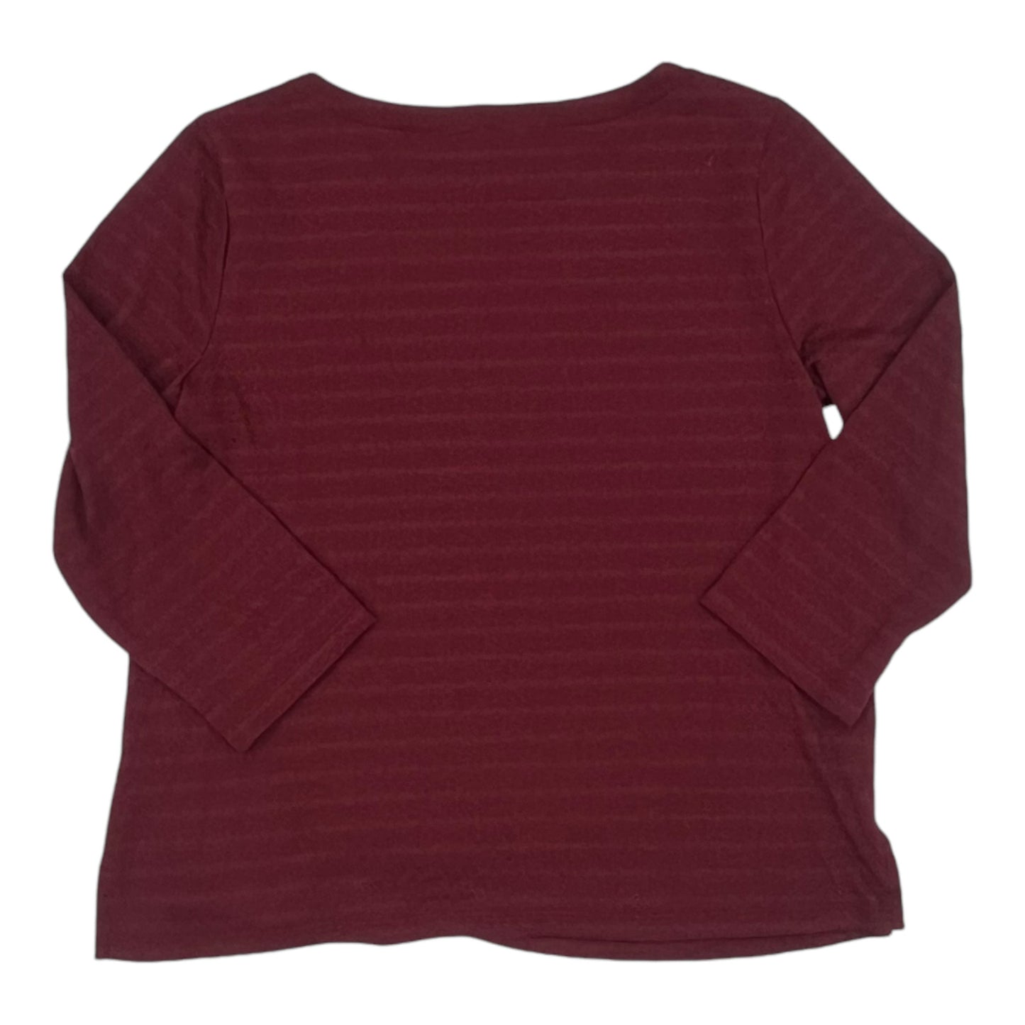 Top Ls By Liz Claiborne In Red, Size:L