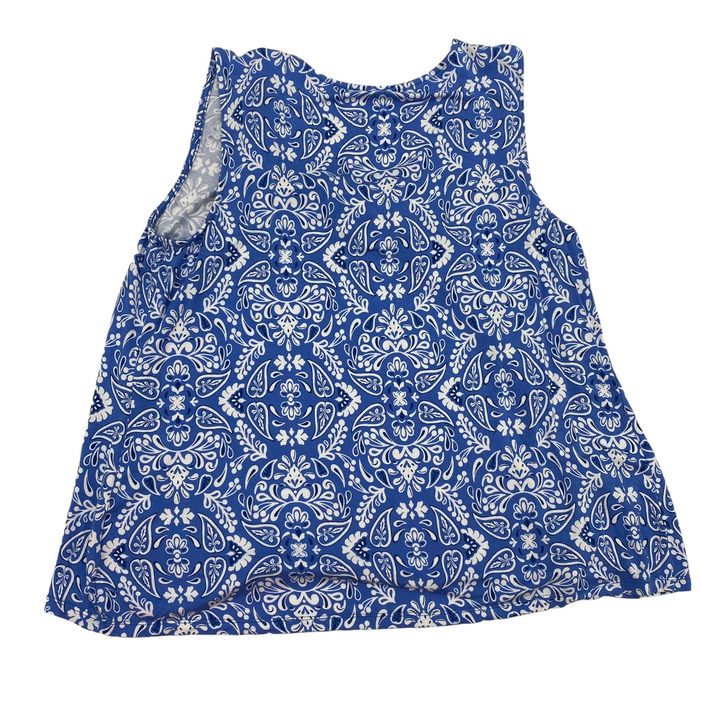 BLUE TOP SLEEVELESS by CROFT AND BARROW Size:L