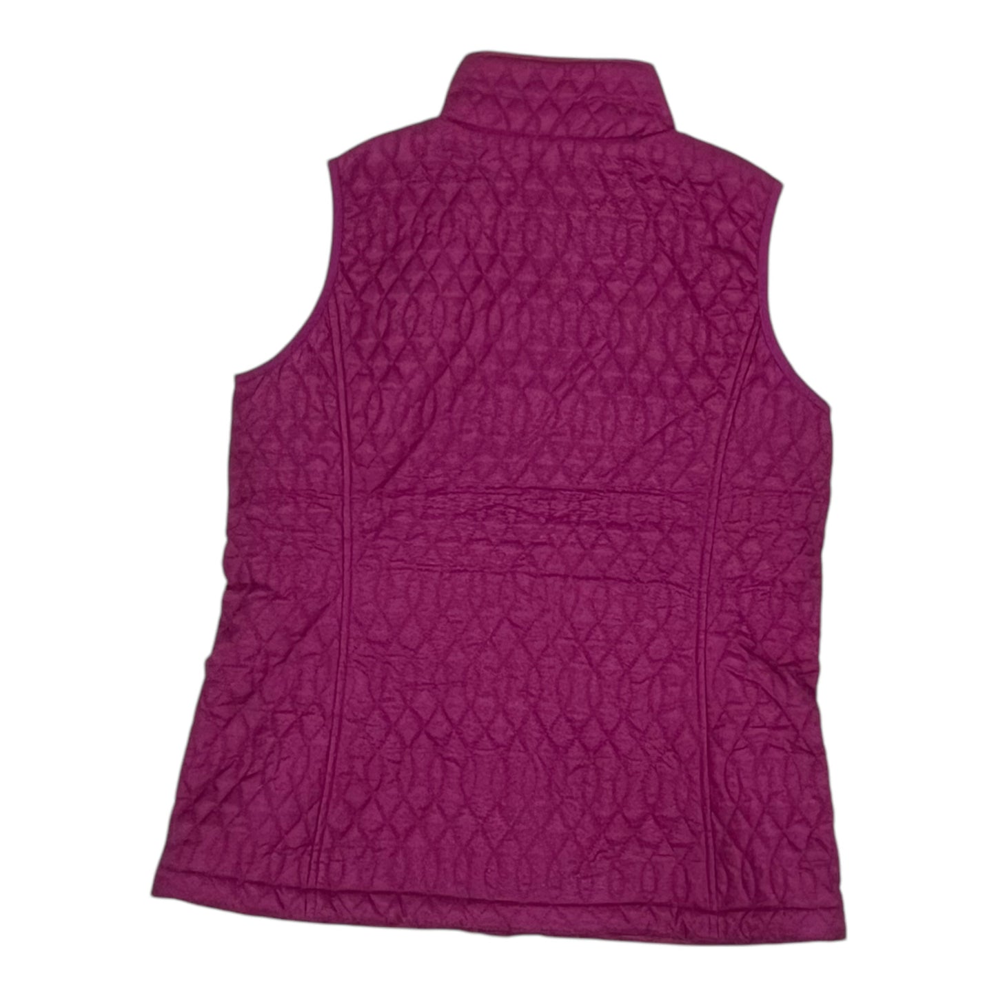 Vest Puffer & Quilted By Lands End In Purple, Size:M