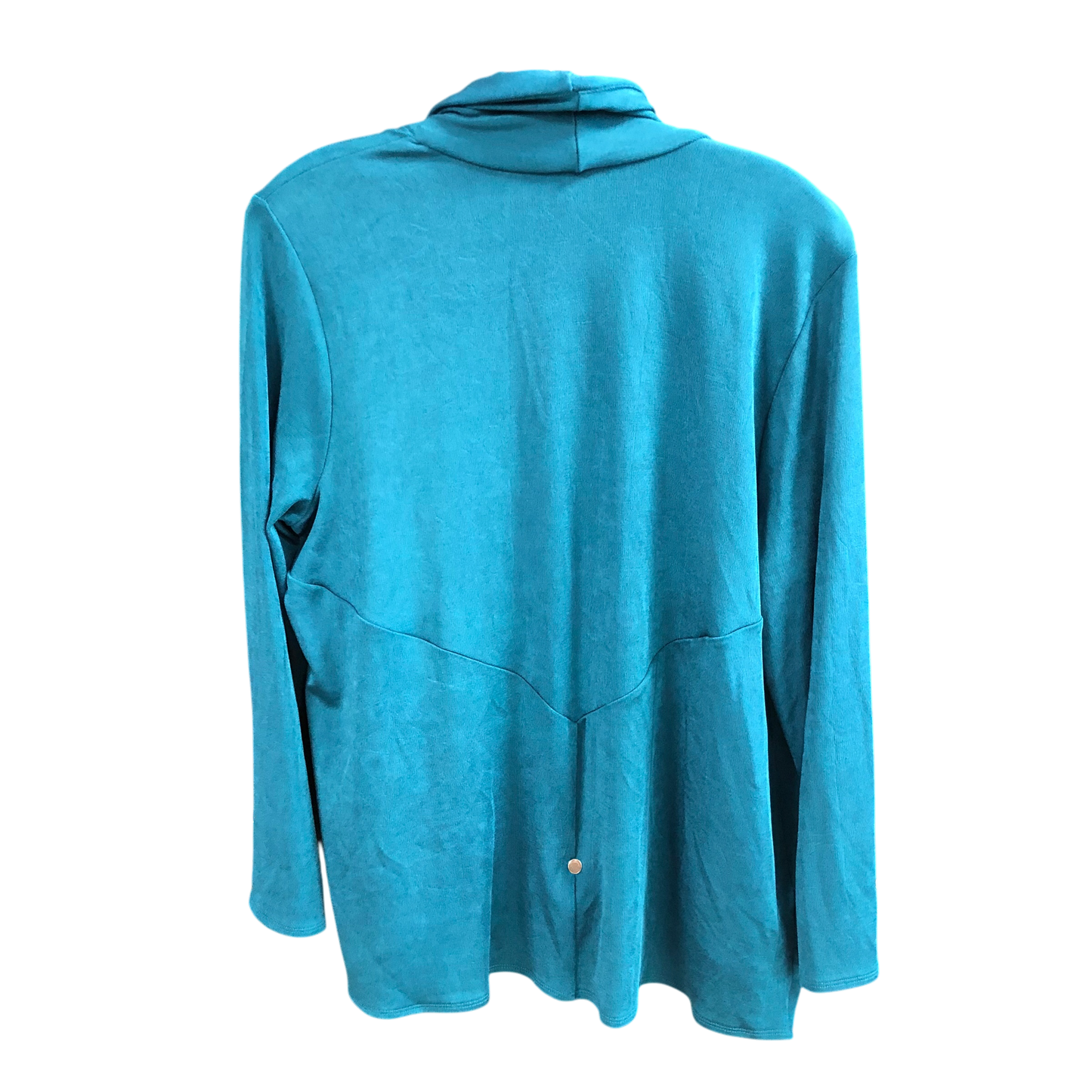 Cardigan By Chicos In Teal, Size: L