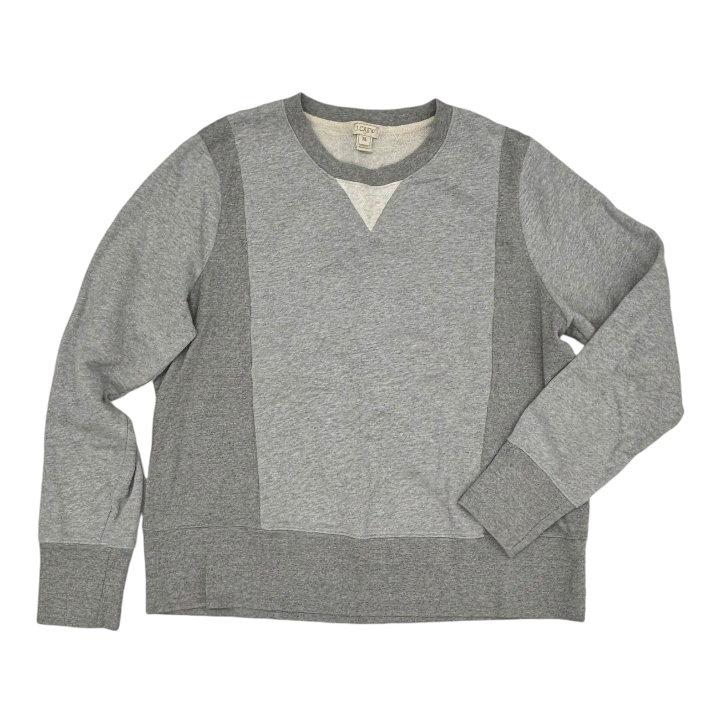 Sweatshirt Crewneck By J. Crew In Grey, Size:Xl