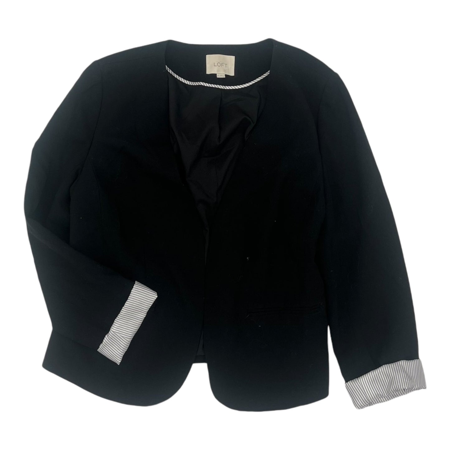 Blazer By Loft In Black, Size:1X