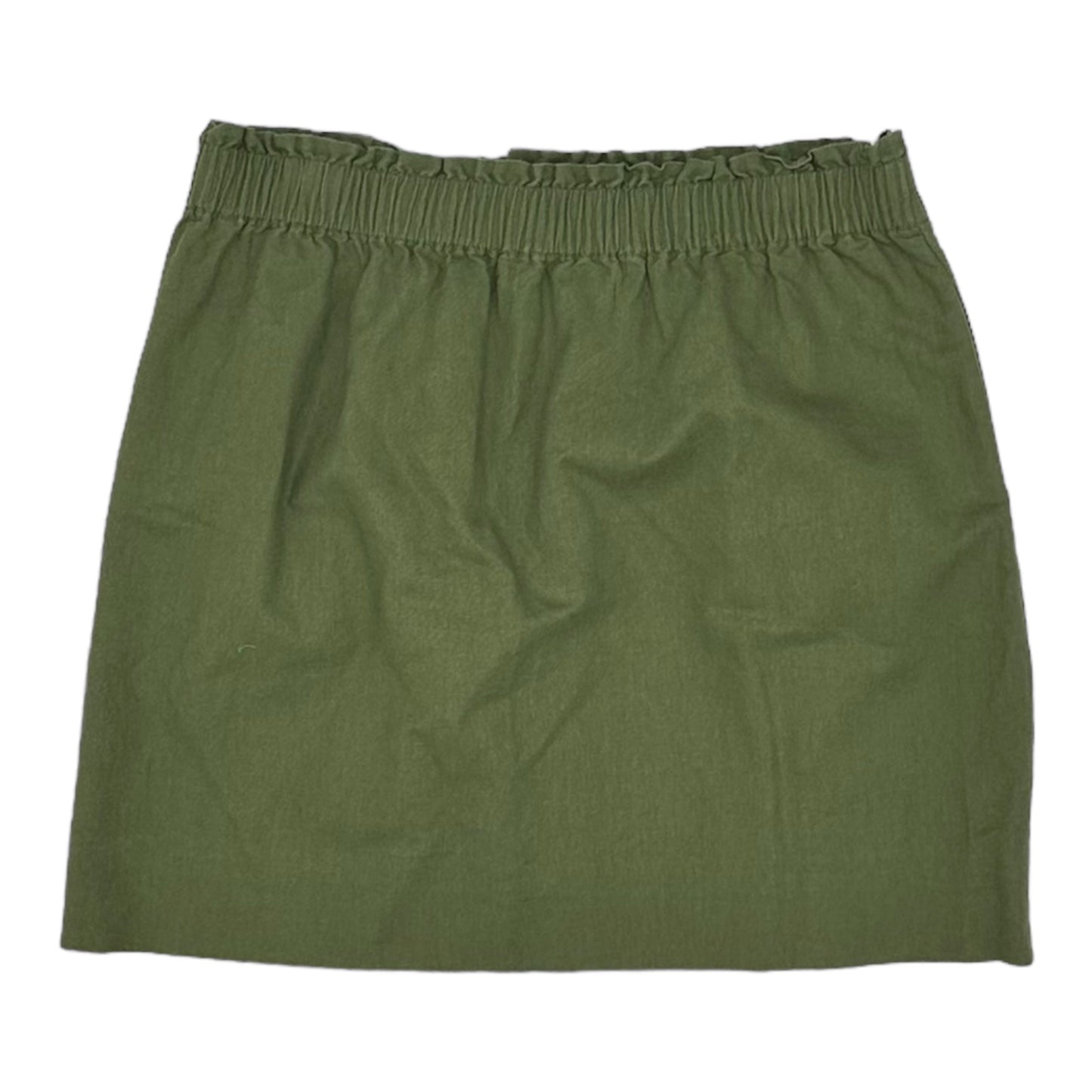 GREEN SKIRT MINI & SHORT by J. CREW Size:10