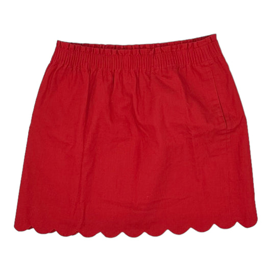 RED SKIRT MINI & SHORT by J. CREW Size:12