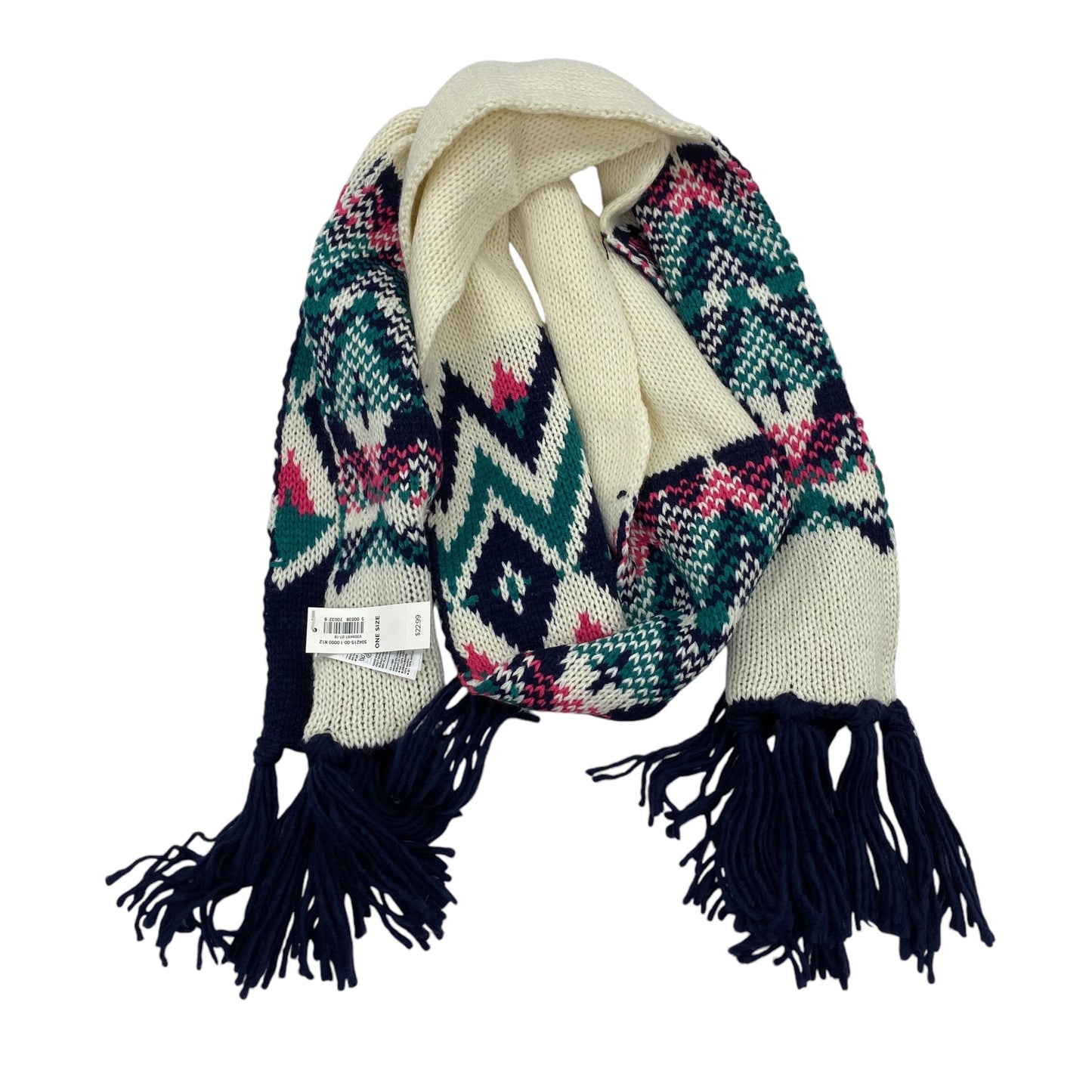 Scarf Winter By Old Navy In Cream & Green