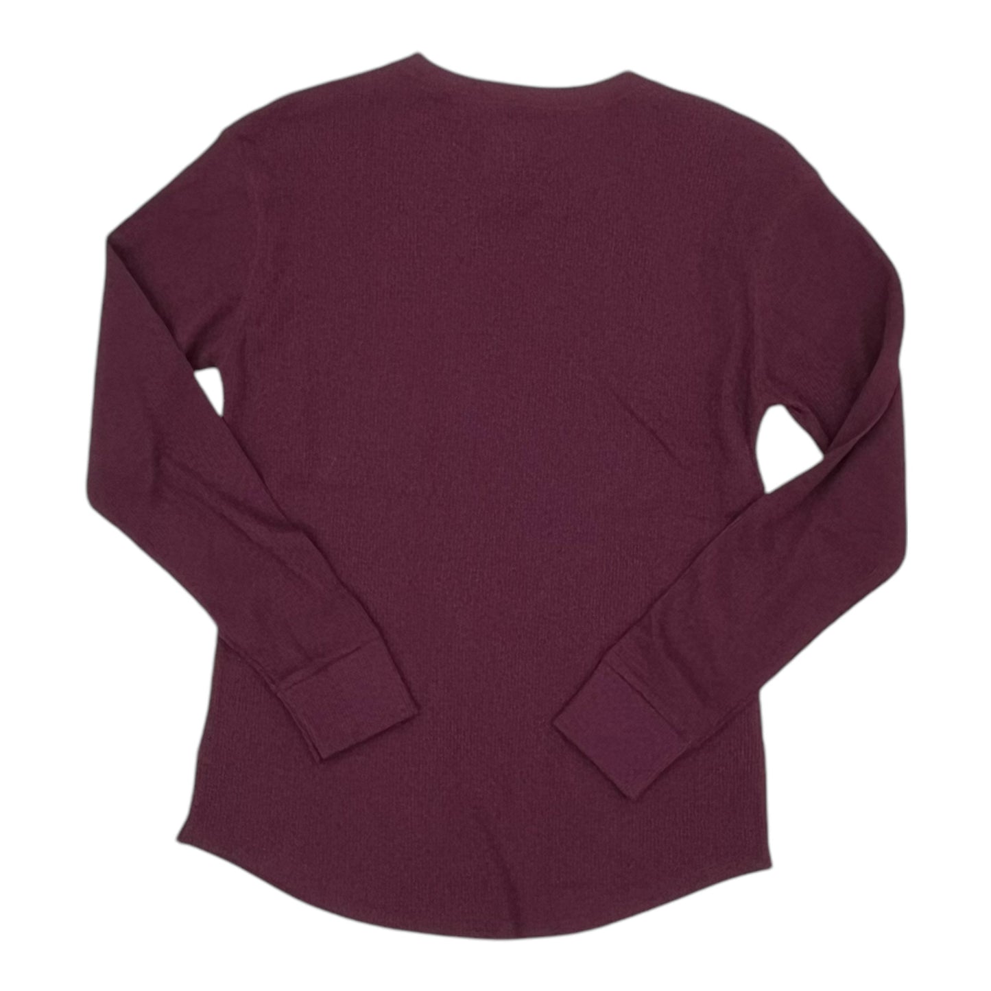 Top Ls Basic By Time And Tru In Purple, Size:M