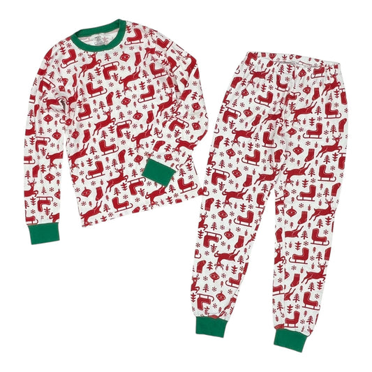 Pajamas 2Pc By Clothes Mentor In Red & White, Size:S