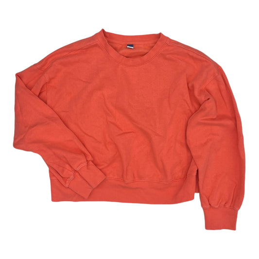 SWEATSHIRT CREWNECK by OLD NAVY In ORANGE, Size: L