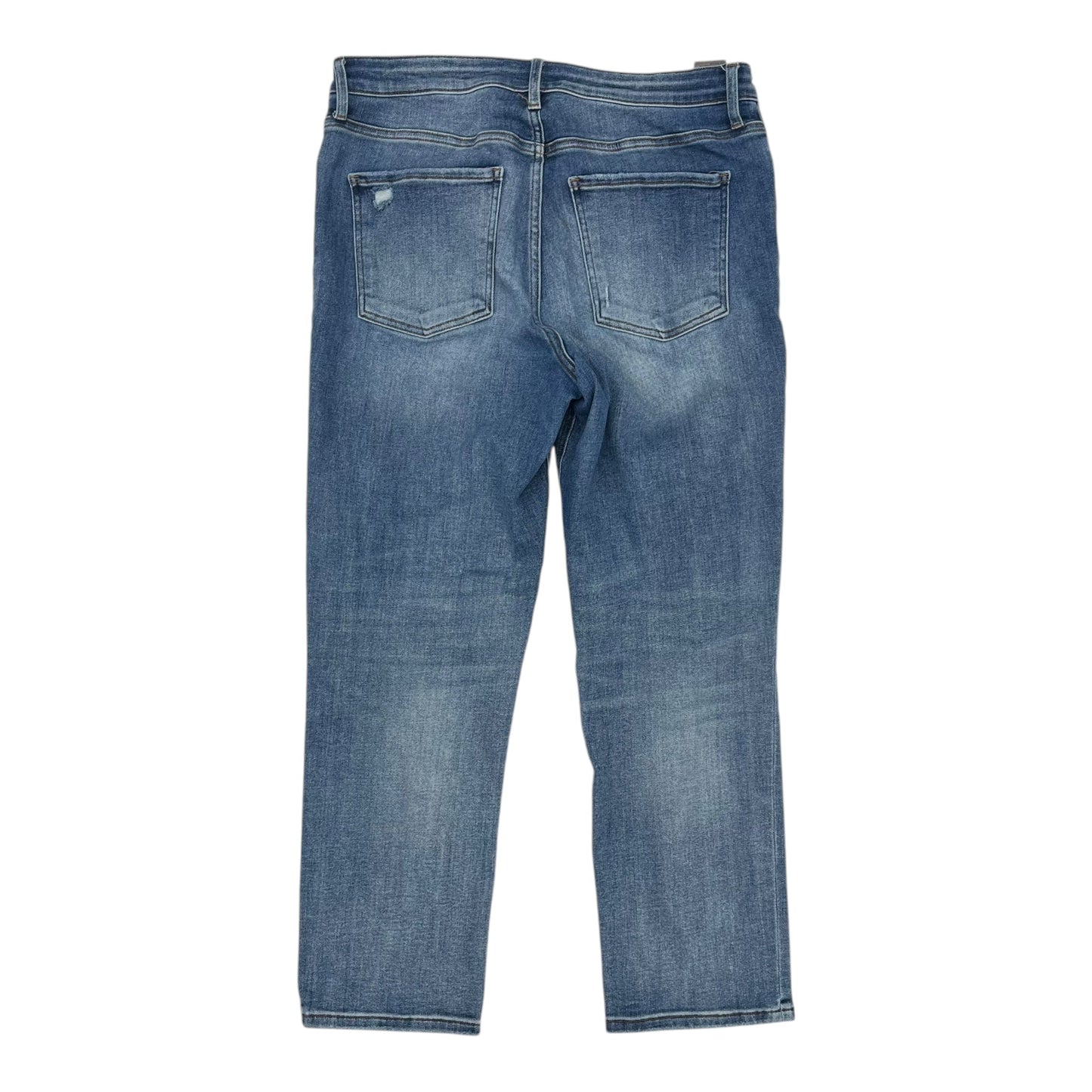 Jeans Straight By Kut In Blue Denim, Size:14