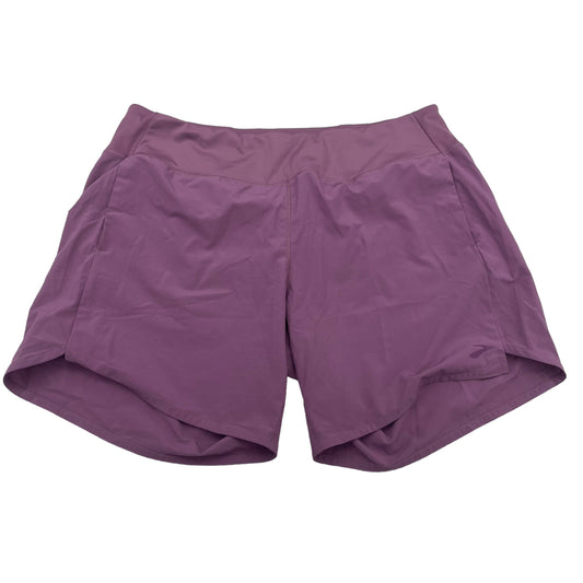 PURPLE BROOKS ATHLETIC SHORTS, Size XL