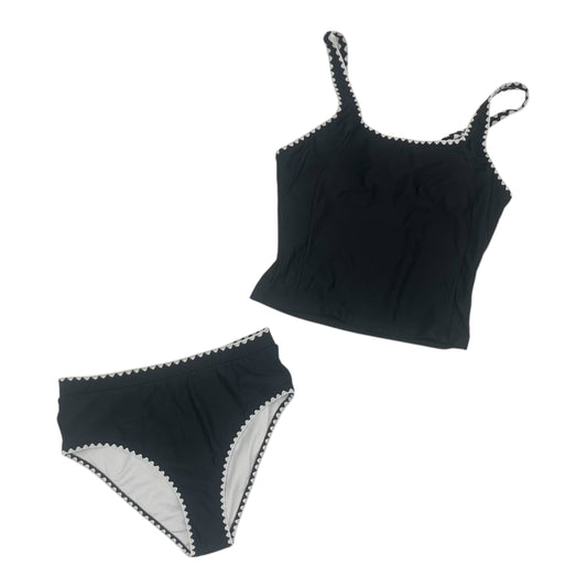 Swimsuit 2Pc By Clothes Mentor In Black, Size:L