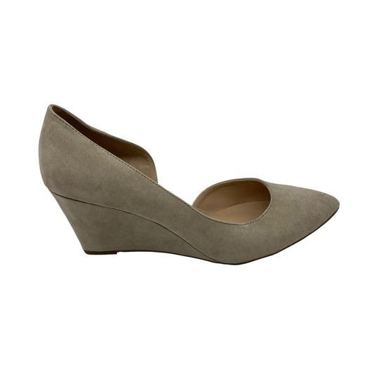 TAN SHOES HEELS WEDGE by FRANCO SARTO Size:10