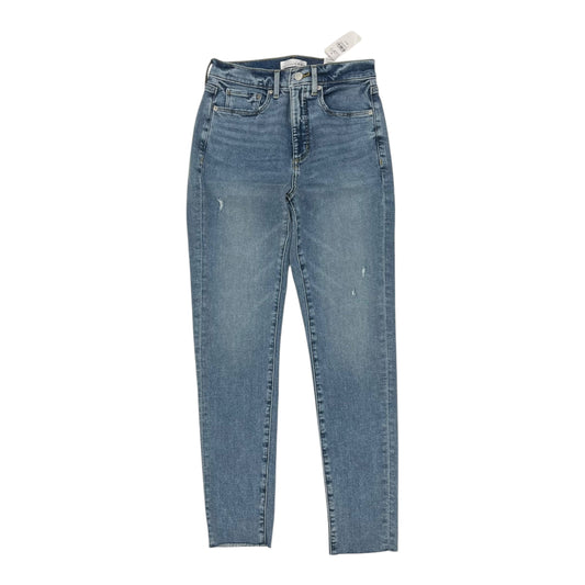 Jeans Skinny By Loft In Blue Denim, Size:2