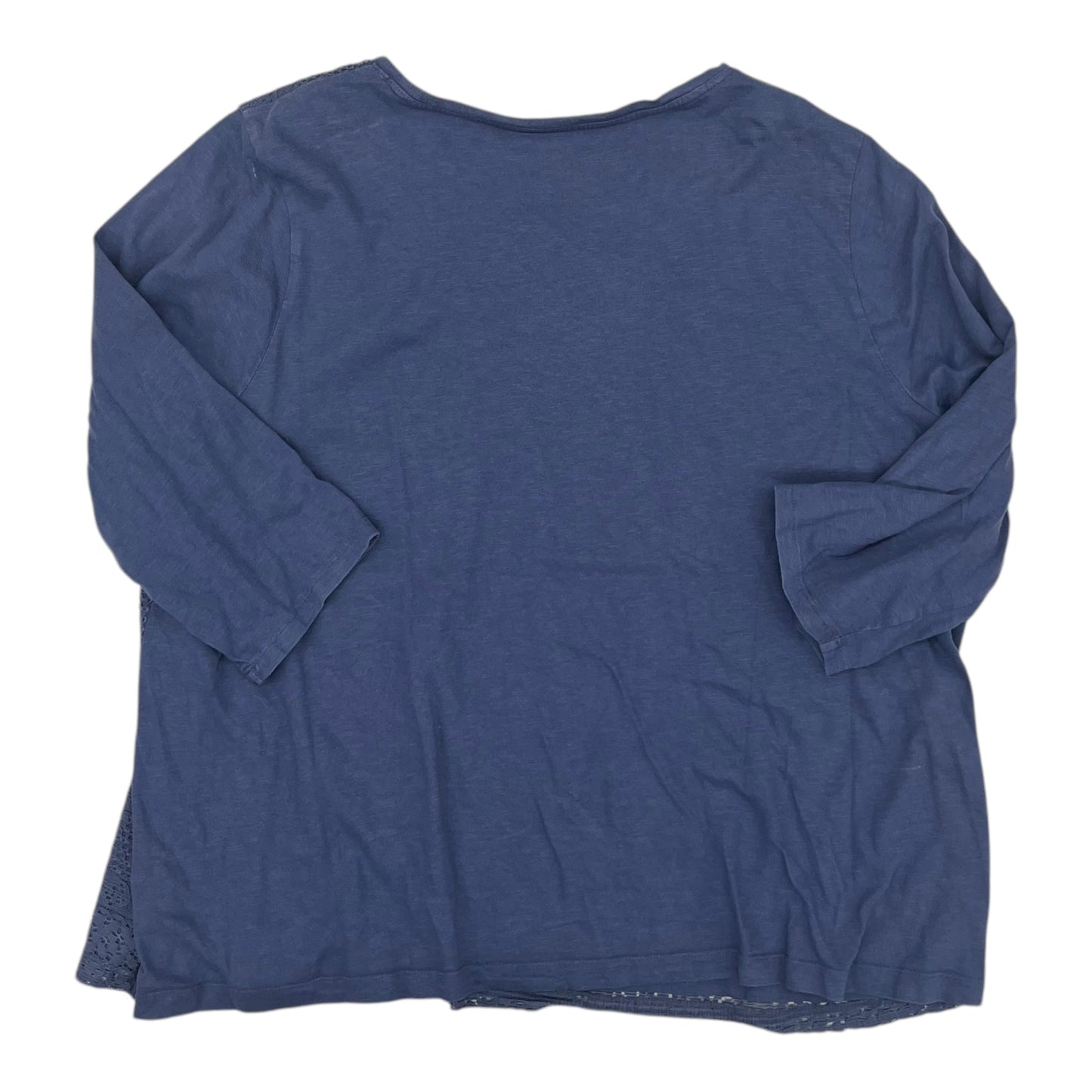 Top Ls By Croft And Barrow In Blue, Size:3X