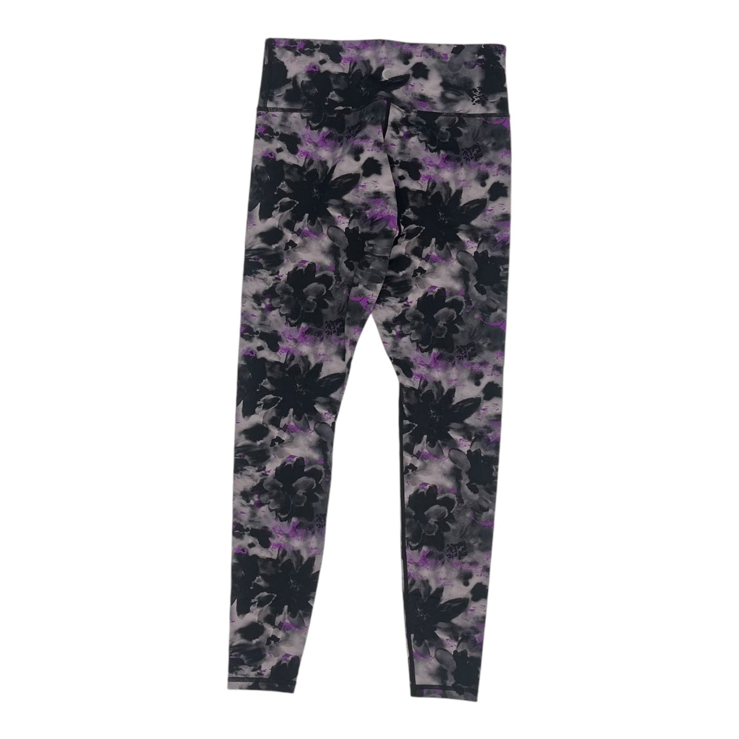 Athletic Leggings By Zyia In Black & Purple, Size:S