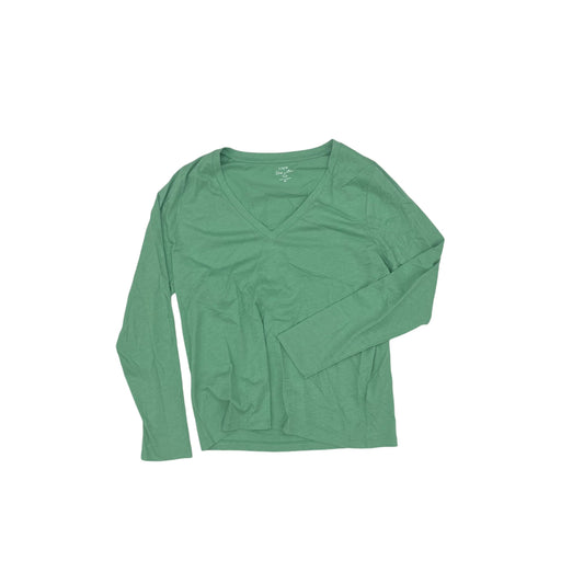 Top Ls Basic By J. Crew In Green, Size:Xl