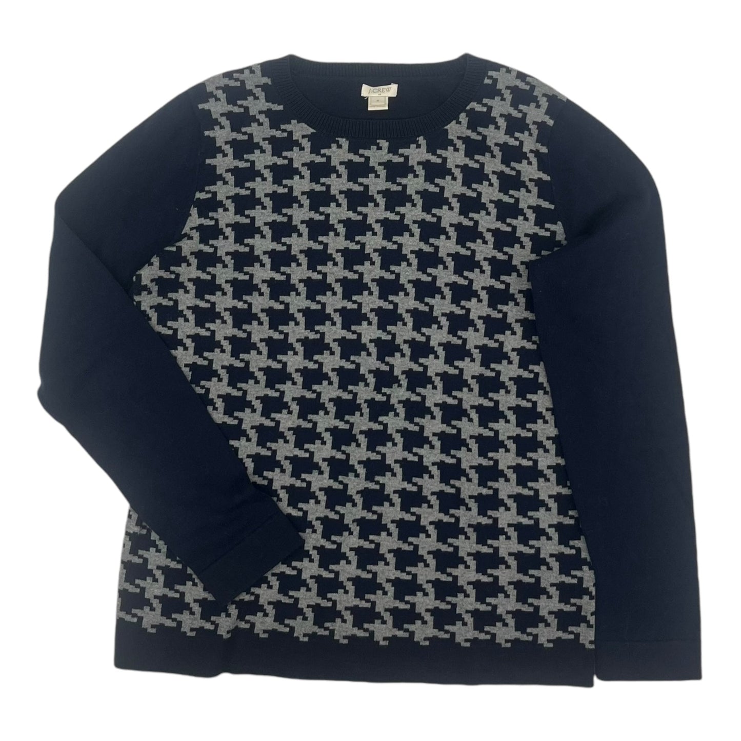 Sweater By J. Crew In Blue & Grey, Size:M