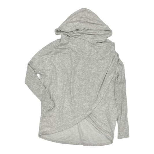 Athletic Sweatshirt Hoodie By Athleta In Grey, Size:L