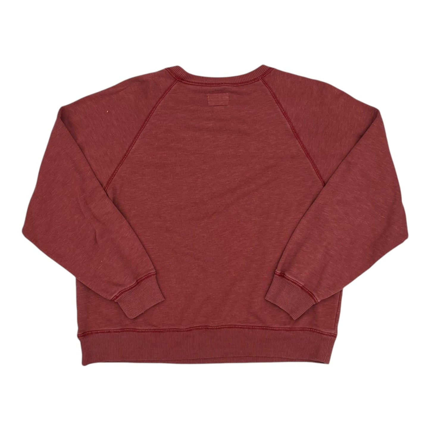 Sweatshirt Crewneck By American Eagle In Red, Size:L