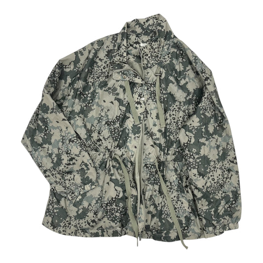 Jacket Windbreaker By Maurices In Camouflage Print, Size:2X