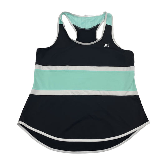 BLACK ATHLETIC TANK TOP by FILA Size:L