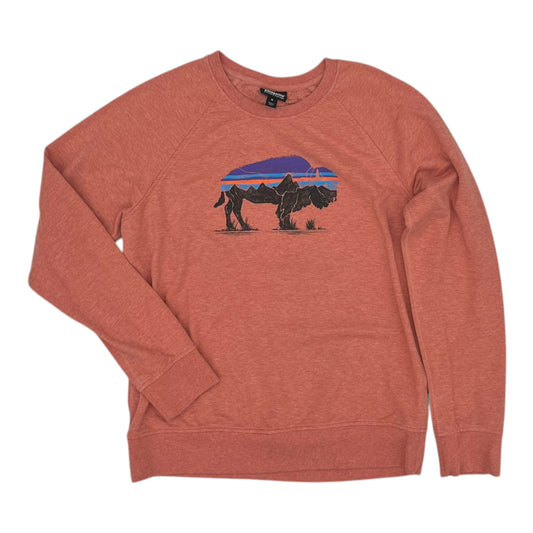 Top Ls By Patagonia In Orange, Size:M