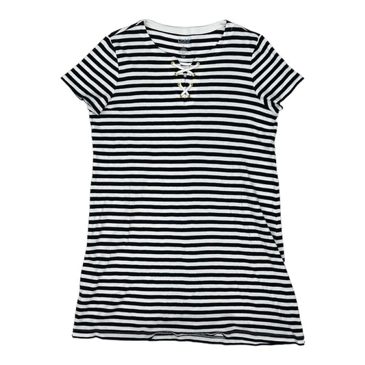 STRIPED PATTERN DRESS CASUAL SHORT by CROFT AND BARROW Size:XL