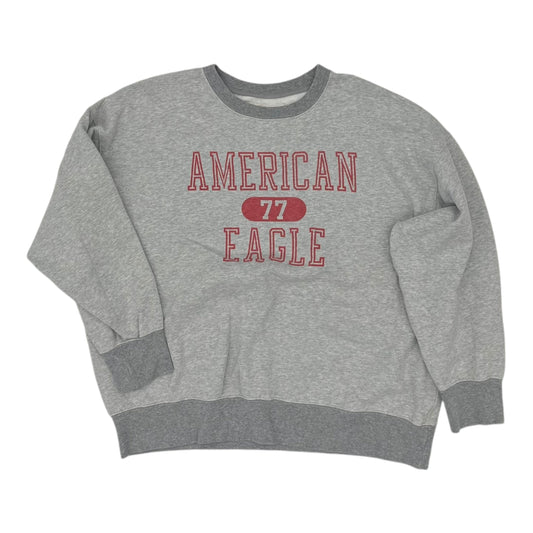 Sweatshirt Crewneck By American Eagle In Grey, Size:L