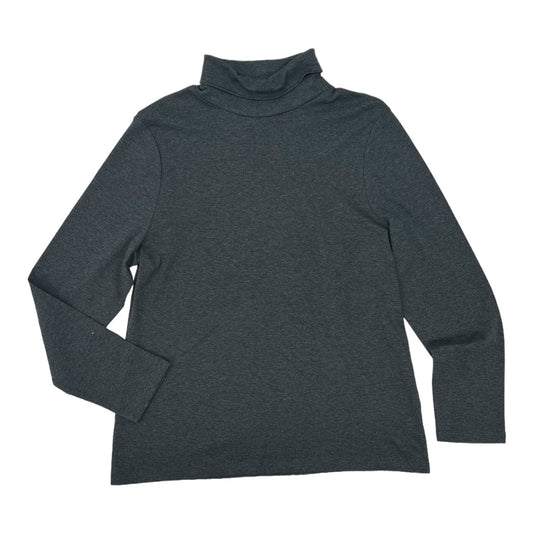 GREY TOP LS BASIC by CHARTER CLUB Size:2X