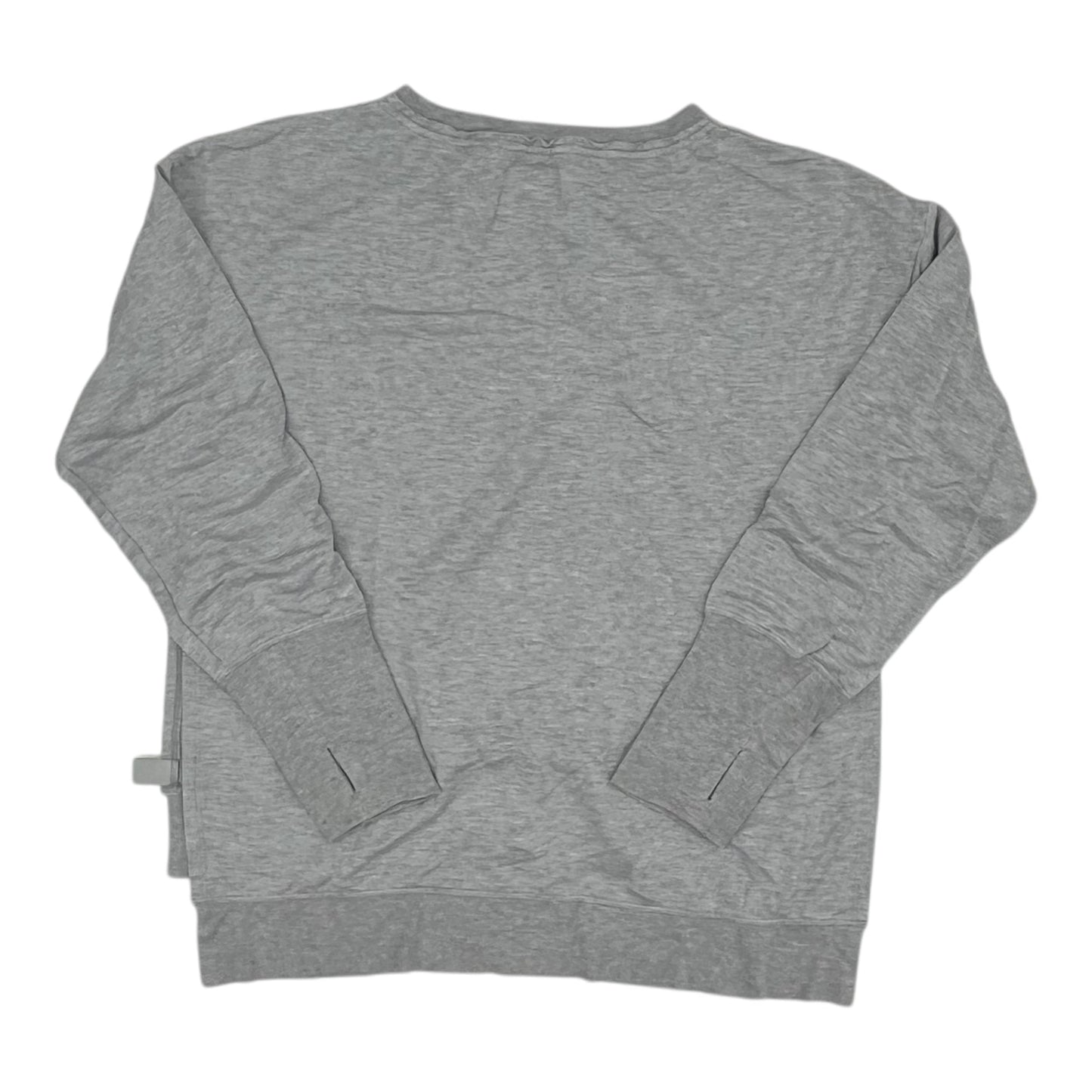 Athletic Top Ls Crewneck By Joy Lab In Grey, Size:L