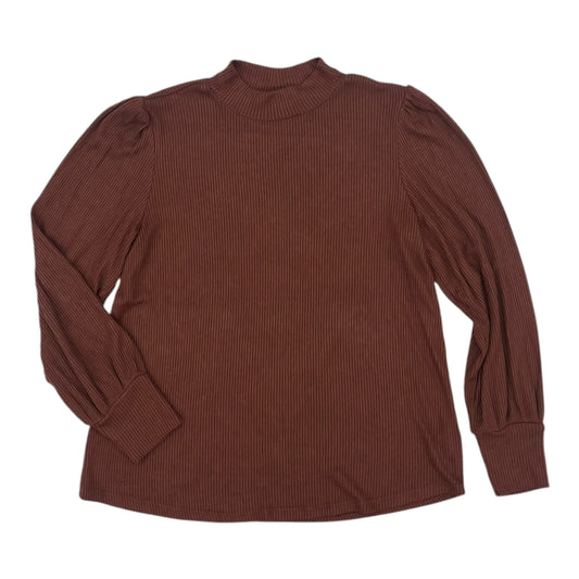 Top Ls By Maurices In Brown, Size:L